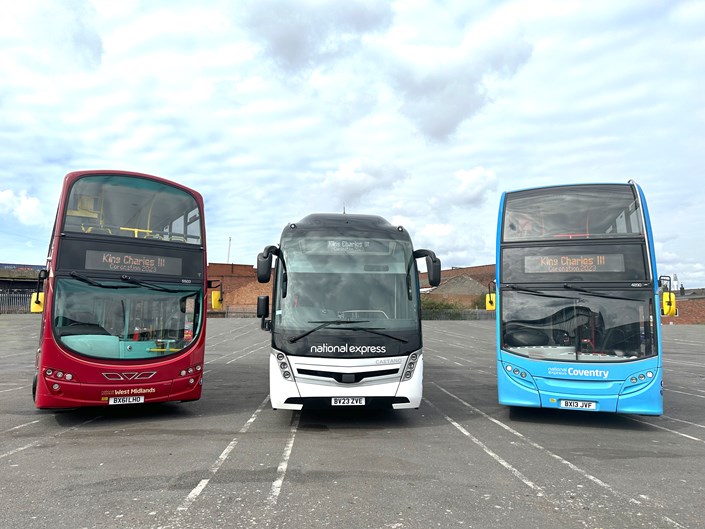 National Express Coronation Vehicles