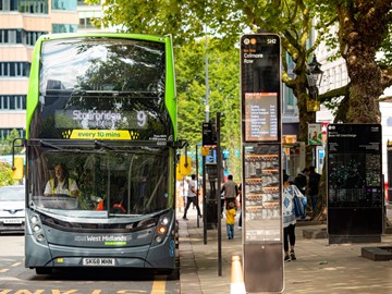 National Express West Midlands bus stop